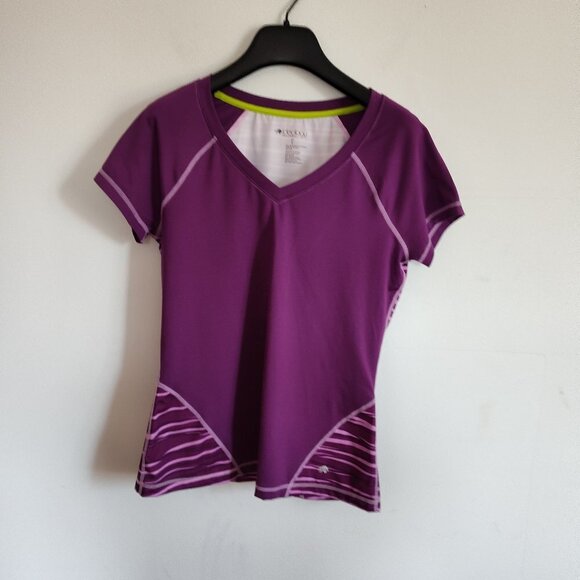 Ladies SZ S Ideology Purple Workout T-Shirt - Picture 1 of 3